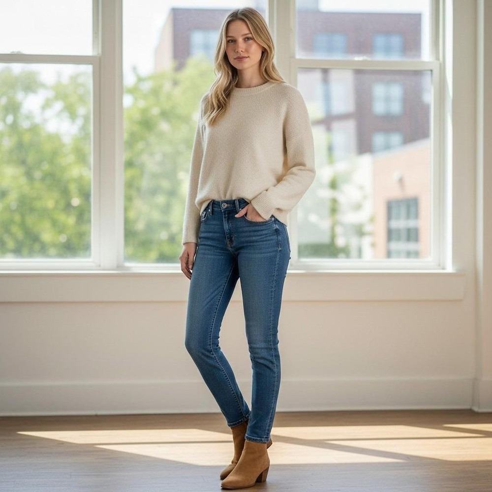 Madewell Skinny Skinny Ankle Jeans Medium Wash Size 25 Denim Pants